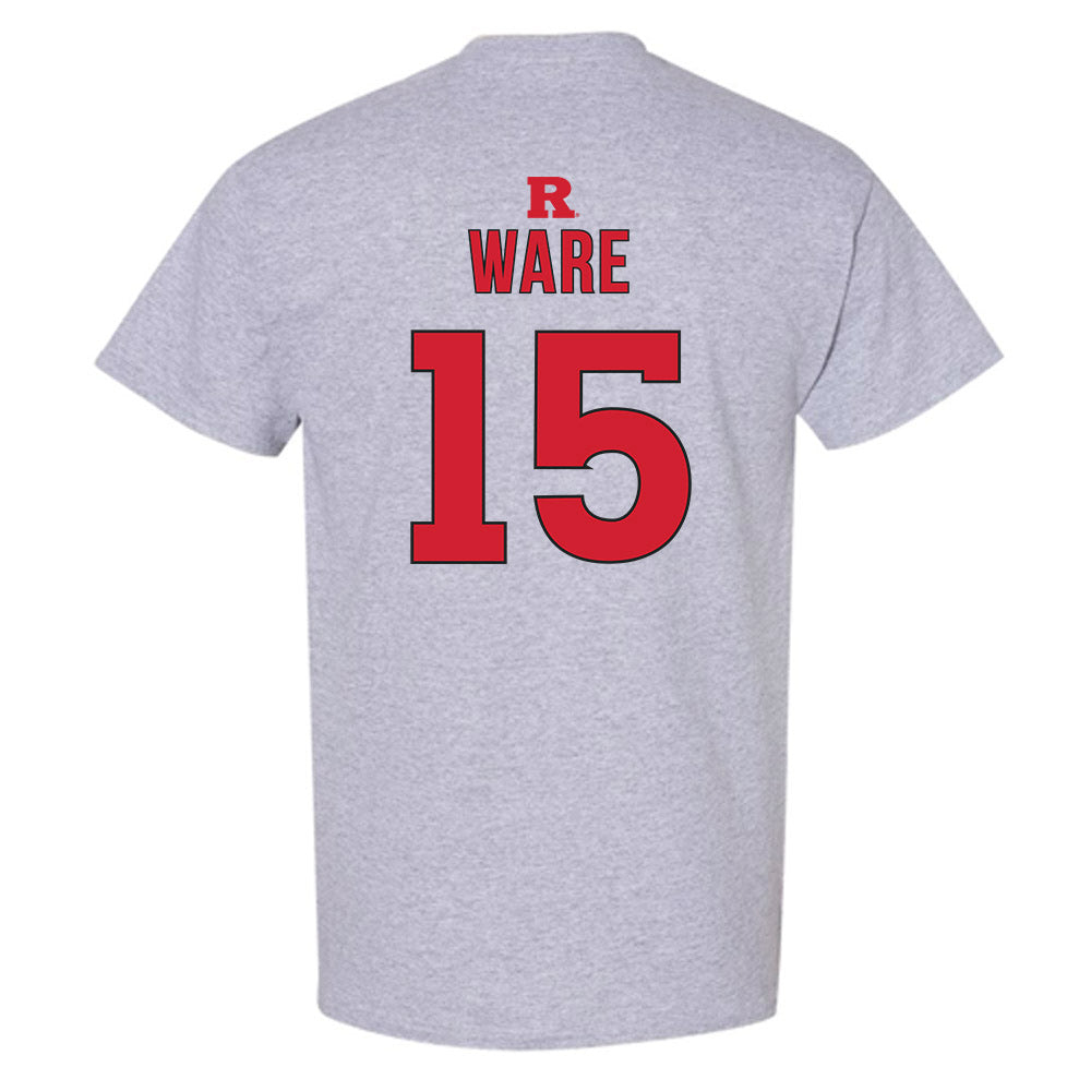 Rutgers - NCAA Men's Basketball : Gevonte Ware - Sports Shersey T-Shirt-1