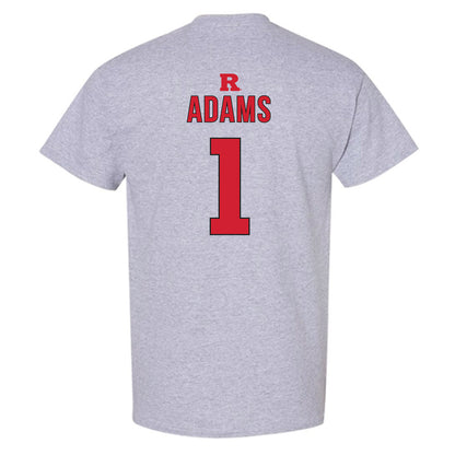 Rutgers - NCAA Women's Basketball : Destiny Adams - Sports Shersey T-Shirt-1