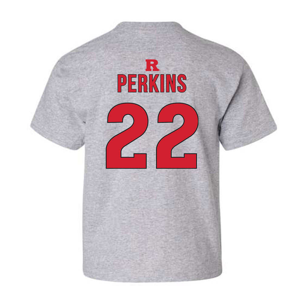 Rutgers - NCAA Women's Basketball : Zachara Perkins - Sports Shersey Youth T-Shirt