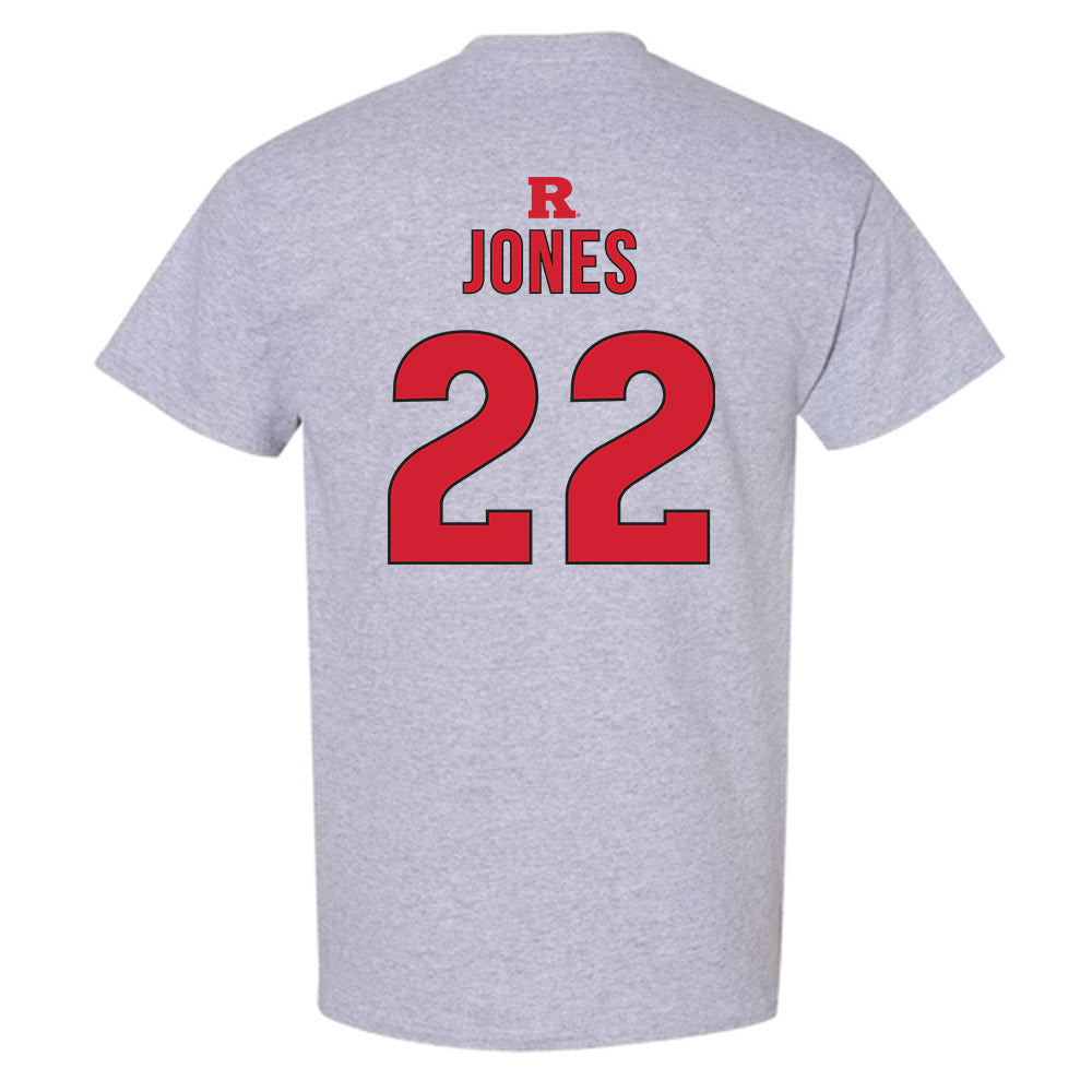 Rutgers - NCAA Men's Basketball : Dorian Jones - Sports Shersey T-Shirt-1
