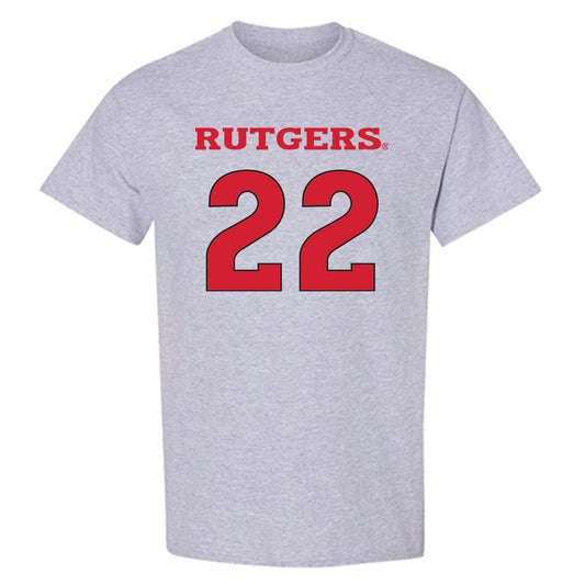Rutgers - NCAA Men's Basketball : Dorian Jones - Sports Shersey T-Shirt-0