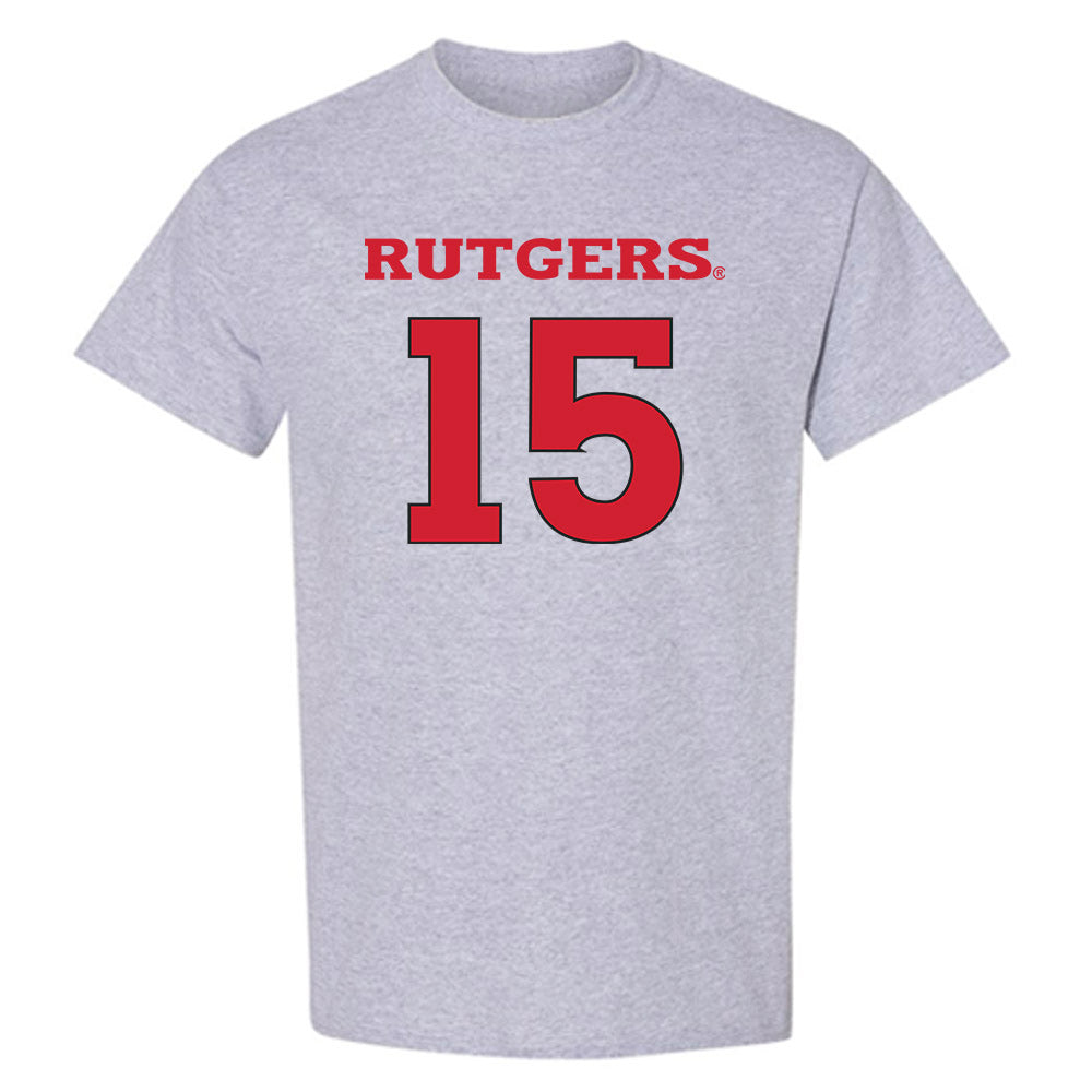 Rutgers - NCAA Men's Basketball : Gevonte Ware - Sports Shersey T-Shirt-0
