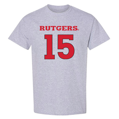 Rutgers - NCAA Men's Basketball : Gevonte Ware - Sports Shersey T-Shirt-0