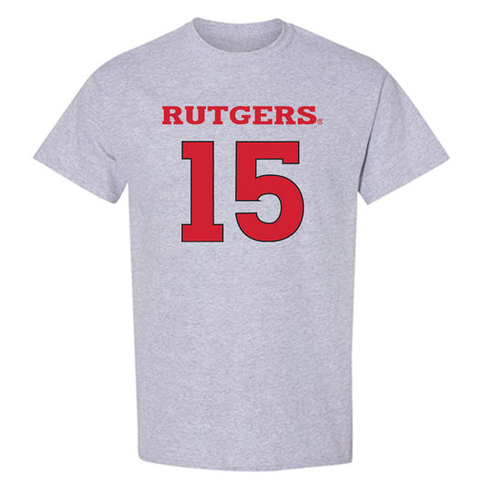 Rutgers - NCAA Men's Basketball : Gevonte Ware - Sports Shersey T-Shirt-0