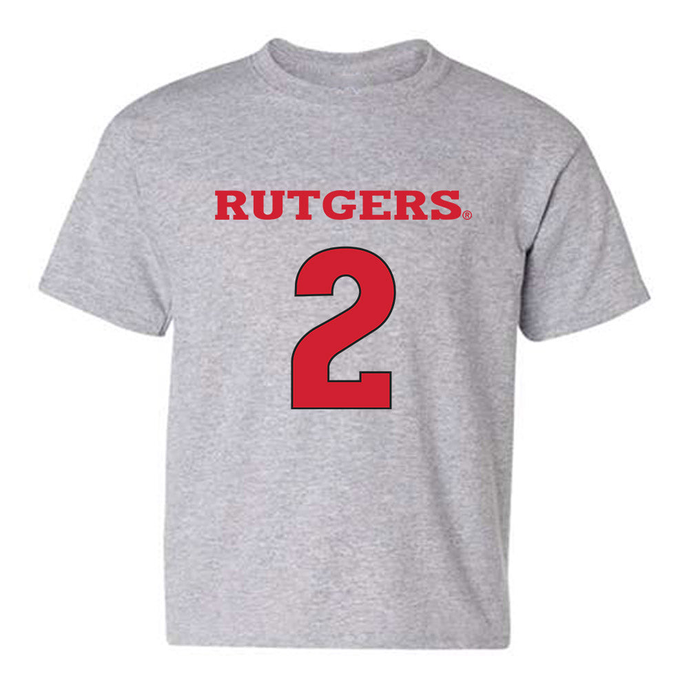 Rutgers - NCAA Men's Basketball : Lino Mark - Sports Shersey Youth T-Shirt-0
