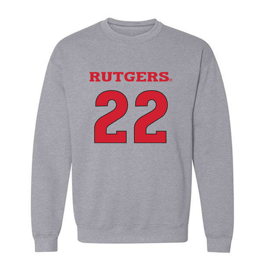 Rutgers - NCAA Women's Basketball : Zachara Perkins - Sports Shersey Crewneck Sweatshirt