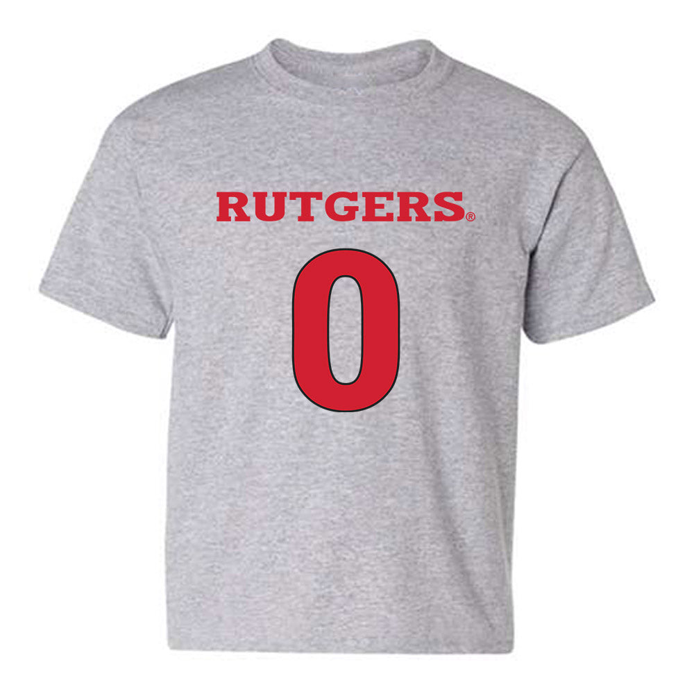 Rutgers - NCAA Men's Basketball : Tariq Francis - Sports Shersey Youth T-Shirt-0