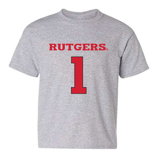 Rutgers - NCAA Women's Basketball : Destiny Adams - Sports Shersey Youth T-Shirt-0