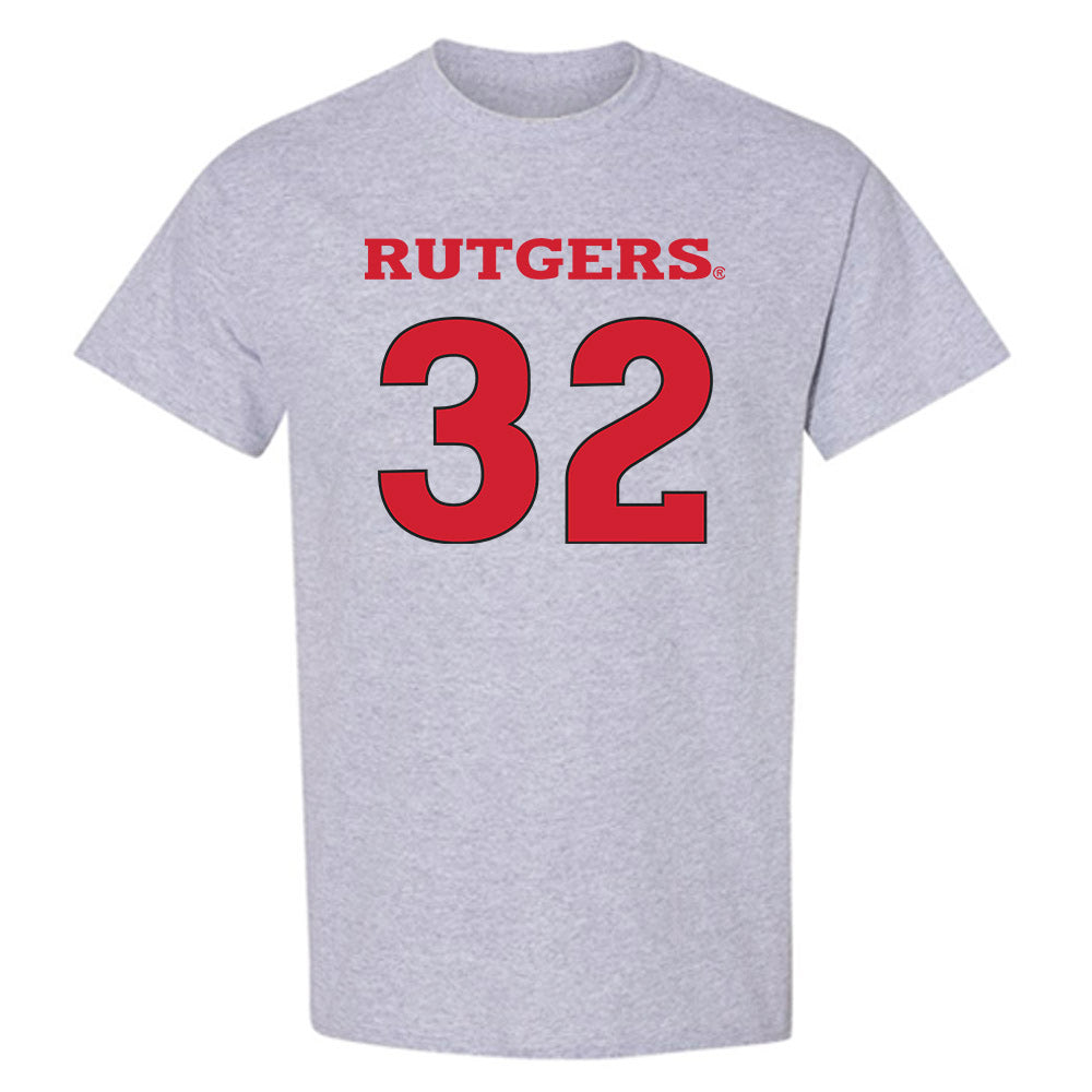 Rutgers - NCAA Men's Basketball : Baye Fall - Sports Shersey T-Shirt-0