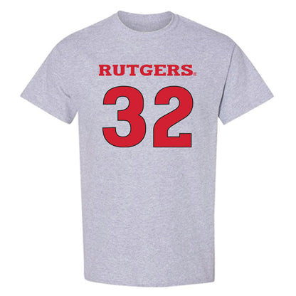 Rutgers - NCAA Men's Basketball : Baye Fall - Sports Shersey T-Shirt-0