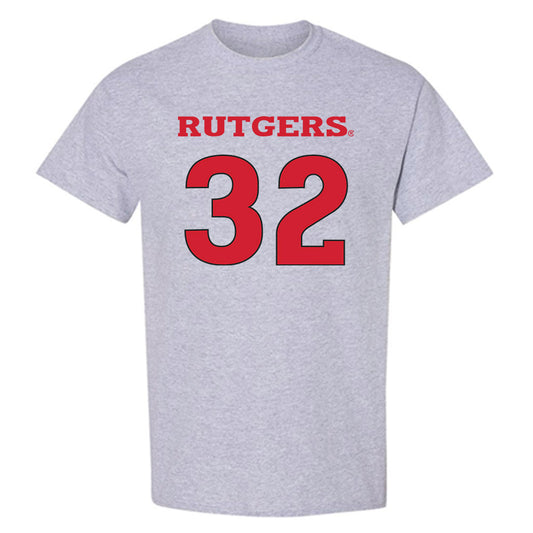 Rutgers - NCAA Men's Basketball : Baye Fall - Sports Shersey T-Shirt-0