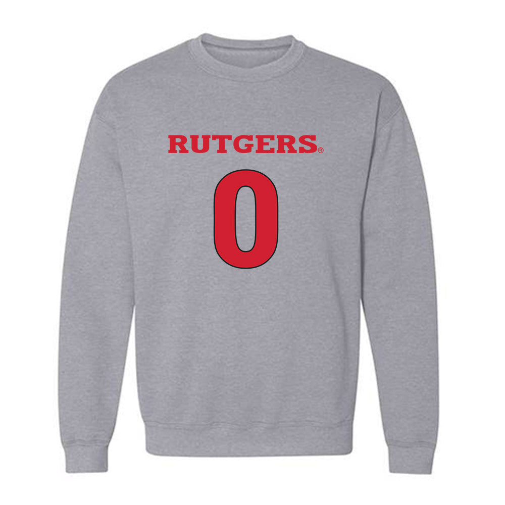 Rutgers - NCAA Men's Basketball : Tariq Francis - Sports Shersey Crewneck Sweatshirt-0