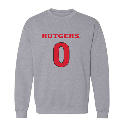 Rutgers - NCAA Men's Basketball : Tariq Francis - Sports Shersey Crewneck Sweatshirt-0