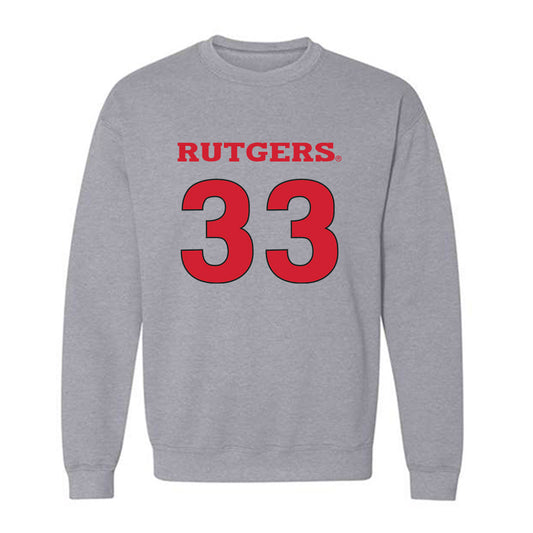 Rutgers - NCAA Women's Basketball : Kennedy Brandt - Sports Shersey Crewneck Sweatshirt