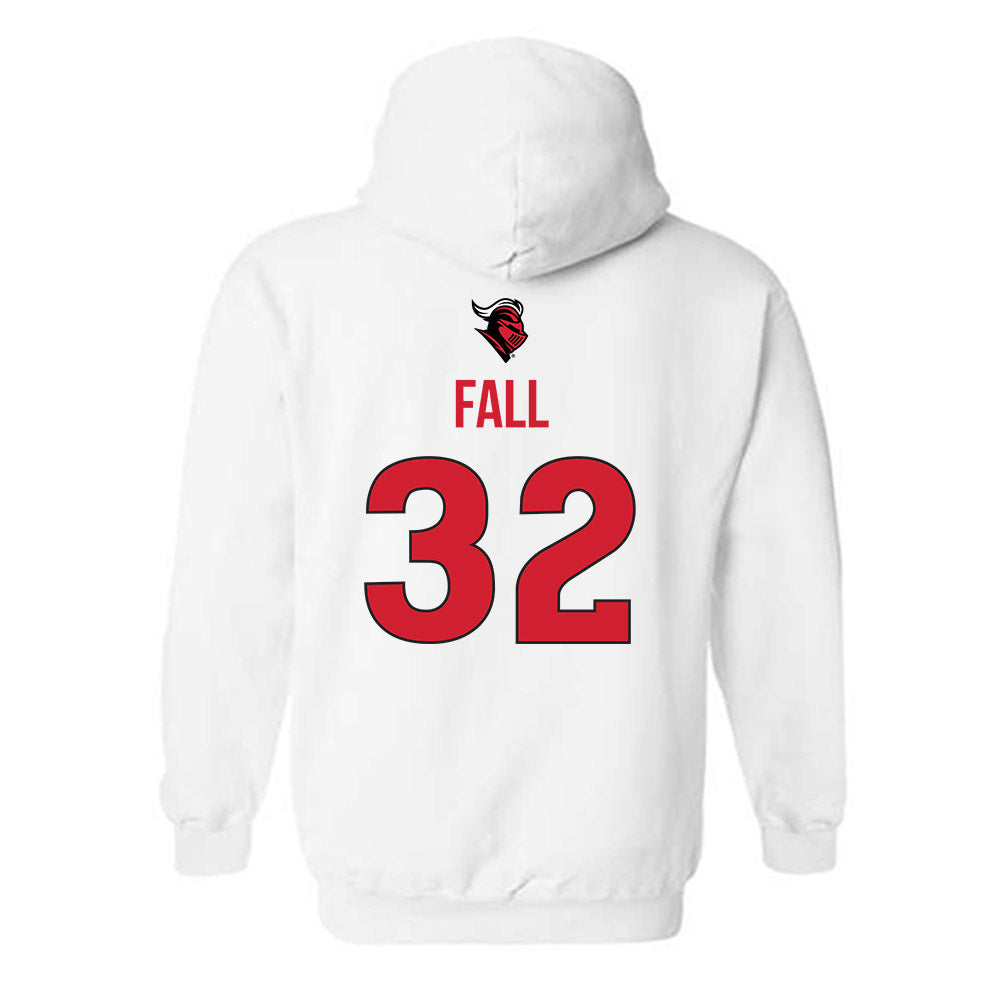 Rutgers - NCAA Men's Basketball : Baye Fall - Sport Shersey Hooded Sweatshirt-1
