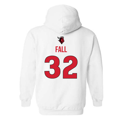 Rutgers - NCAA Men's Basketball : Baye Fall - Sport Shersey Hooded Sweatshirt-1