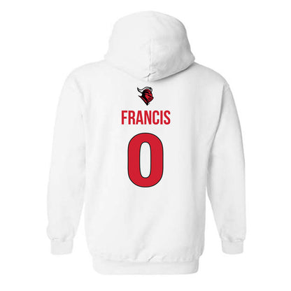 Rutgers - NCAA Men's Basketball : Tariq Francis - Sport Shersey Hooded Sweatshirt-1