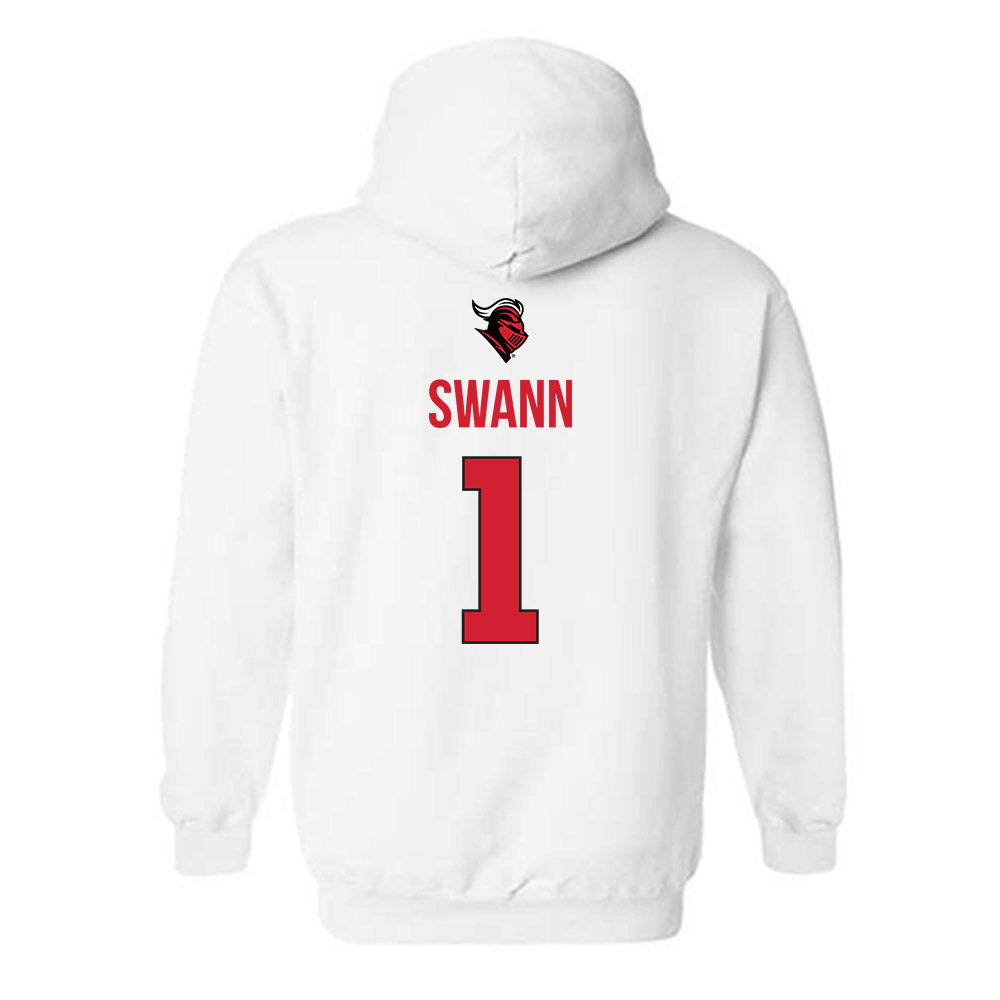 Rutgers - NCAA Women's Basketball : Lauryn Swann - Sport Shersey Hooded Sweatshirt-1