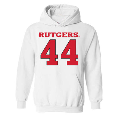 Rutgers - NCAA Women's Basketball : Janae Walker - Sport Shersey Hooded Sweatshirt