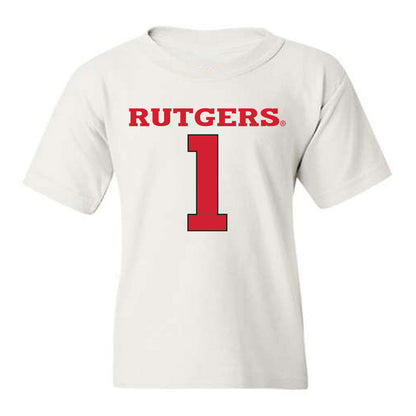 Rutgers - NCAA Women's Basketball : Destiny Adams - Sport Shersey Youth T-Shirt-0