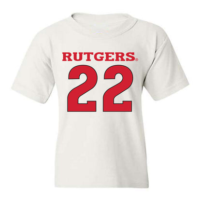 Rutgers - NCAA Men's Basketball : Dorian Jones - Sport Shersey Youth T-Shirt-0