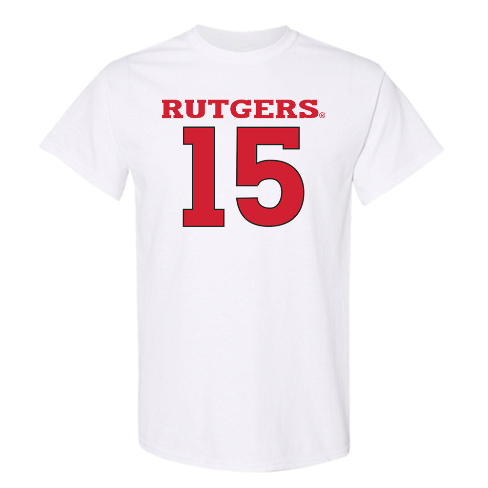 Rutgers - NCAA Men's Basketball : Gevonte Ware - Sport Shersey T-Shirt-0