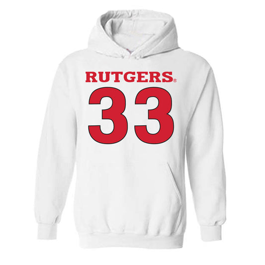 Rutgers - NCAA Women's Basketball : Kennedy Brandt - Sport Shersey Hooded Sweatshirt