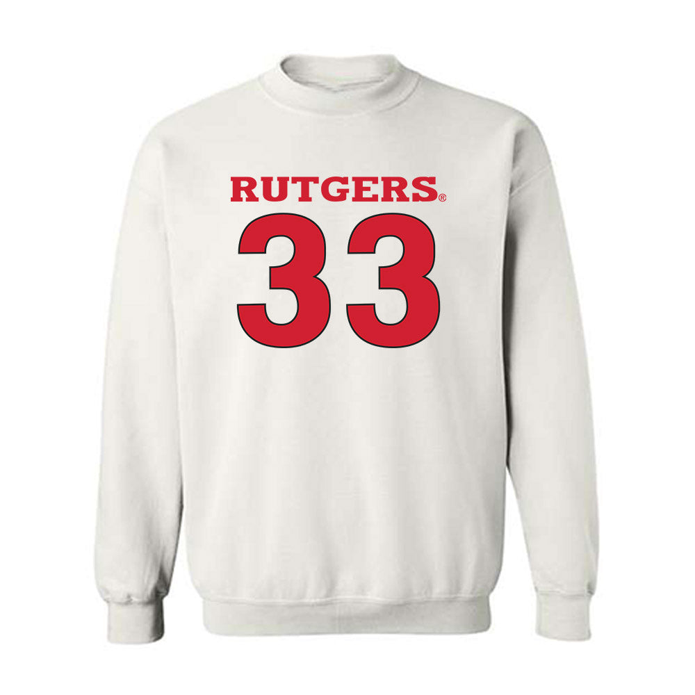 Rutgers - NCAA Women's Basketball : Kennedy Brandt - Sport Shersey Crewneck Sweatshirt