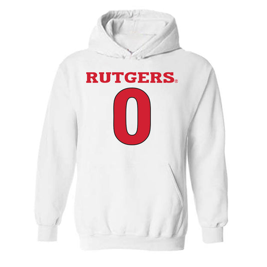 Rutgers - NCAA Men's Basketball : Tariq Francis - Sport Shersey Hooded Sweatshirt-0