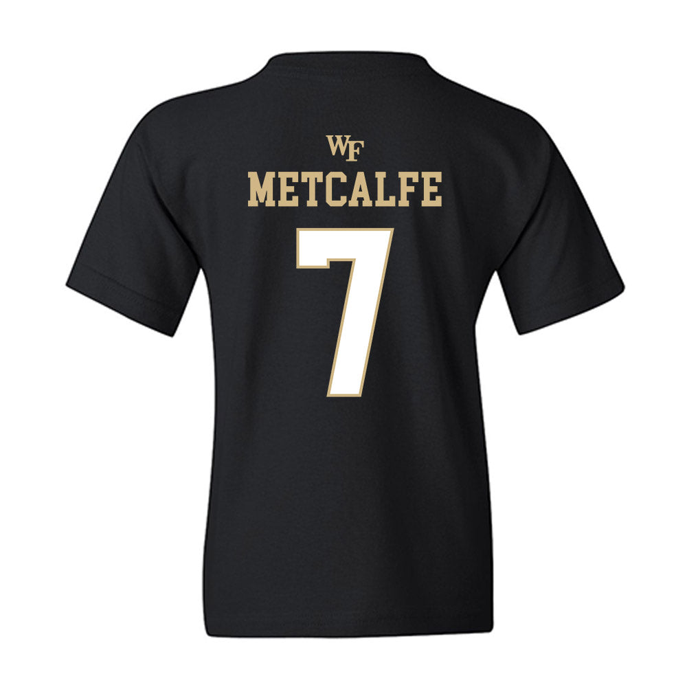 Wake Forest - NCAA Women's Basketball : Savannah Metcalfe - Sports Shersey Youth T-Shirt-1