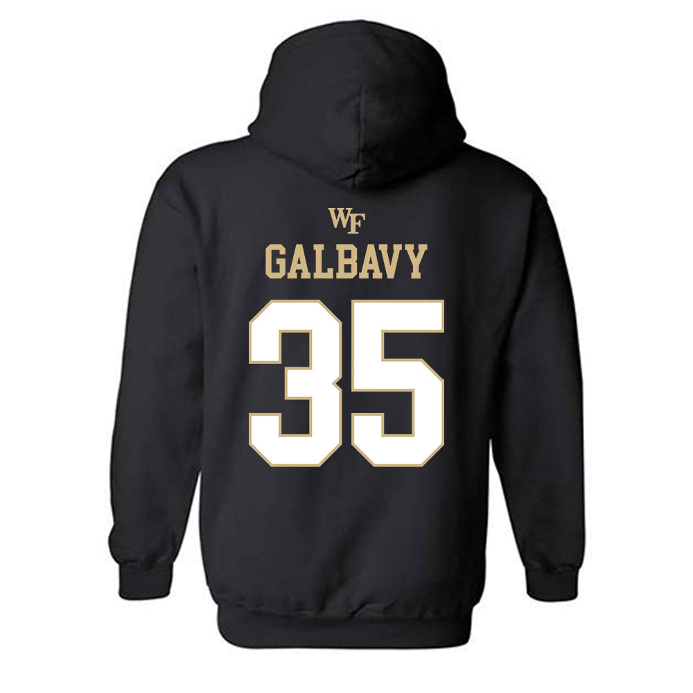 Wake Forest - NCAA Women's Basketball : Grace Galbavy - Sports Shersey Hooded Sweatshirt-1
