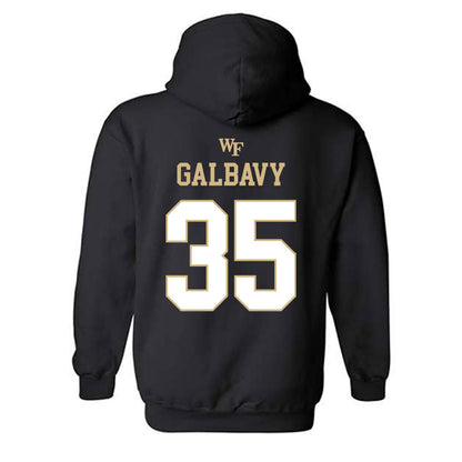 Wake Forest - NCAA Women's Basketball : Grace Galbavy - Sports Shersey Hooded Sweatshirt-1