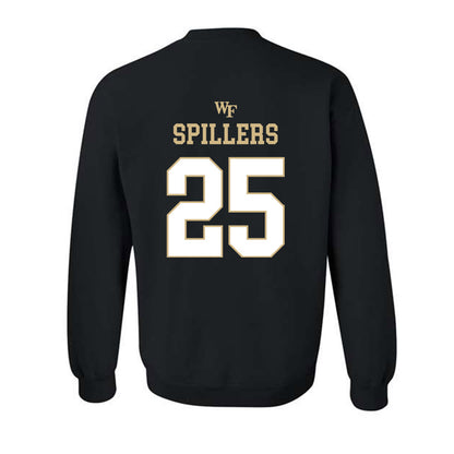 Wake Forest - NCAA Men's Basketball : Trevon Spillers - Sports Shersey Crewneck Sweatshirt