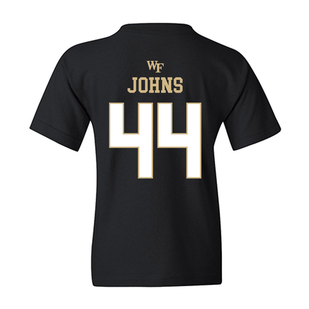 Wake Forest - NCAA Women's Basketball : Emily Johns - Sports Shersey Youth T-Shirt-1