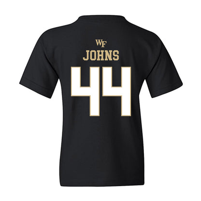 Wake Forest - NCAA Women's Basketball : Emily Johns - Sports Shersey Youth T-Shirt-1
