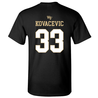 Wake Forest - NCAA Men's Basketball : Dimitrije Kovacevic - Sports Shersey T-Shirt-1
