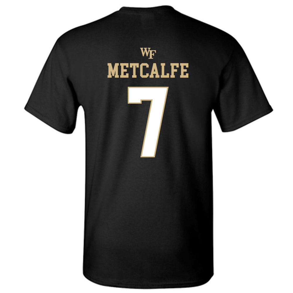 Wake Forest - NCAA Women's Basketball : Savannah Metcalfe - Sports Shersey T-Shirt-1