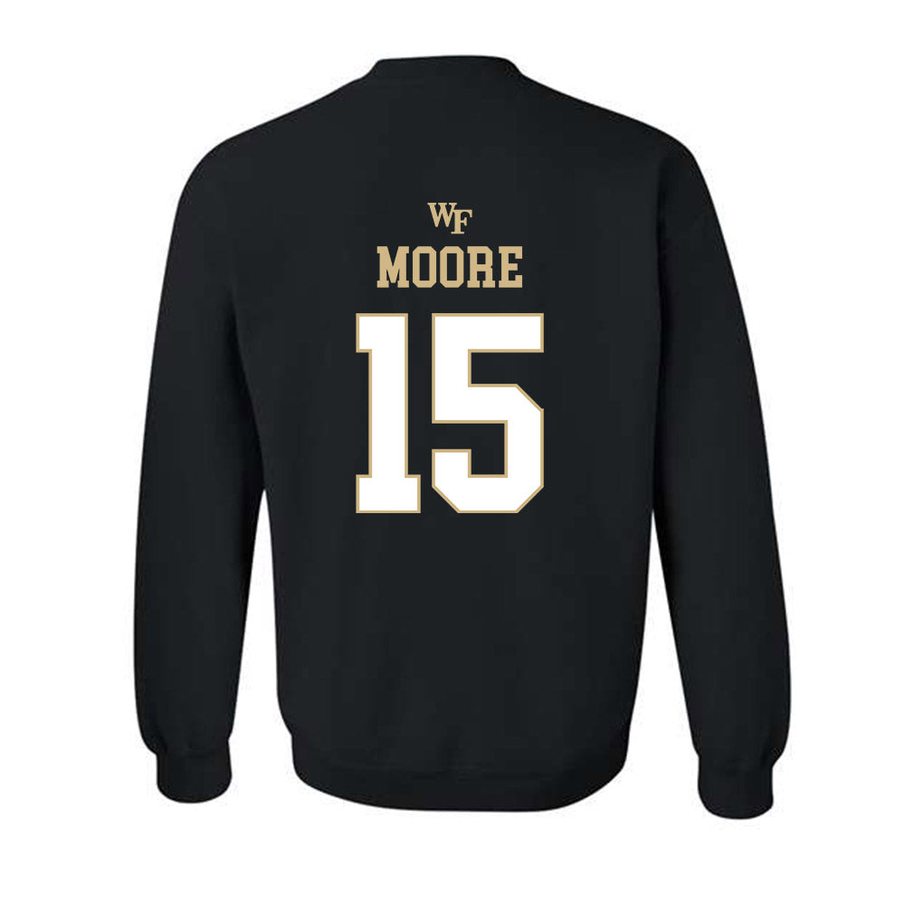 Wake Forest - NCAA Women's Basketball : Kennedy Moore - Sports Shersey Crewneck Sweatshirt