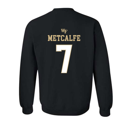 Wake Forest - NCAA Women's Basketball : Savannah Metcalfe - Sports Shersey Crewneck Sweatshirt-1