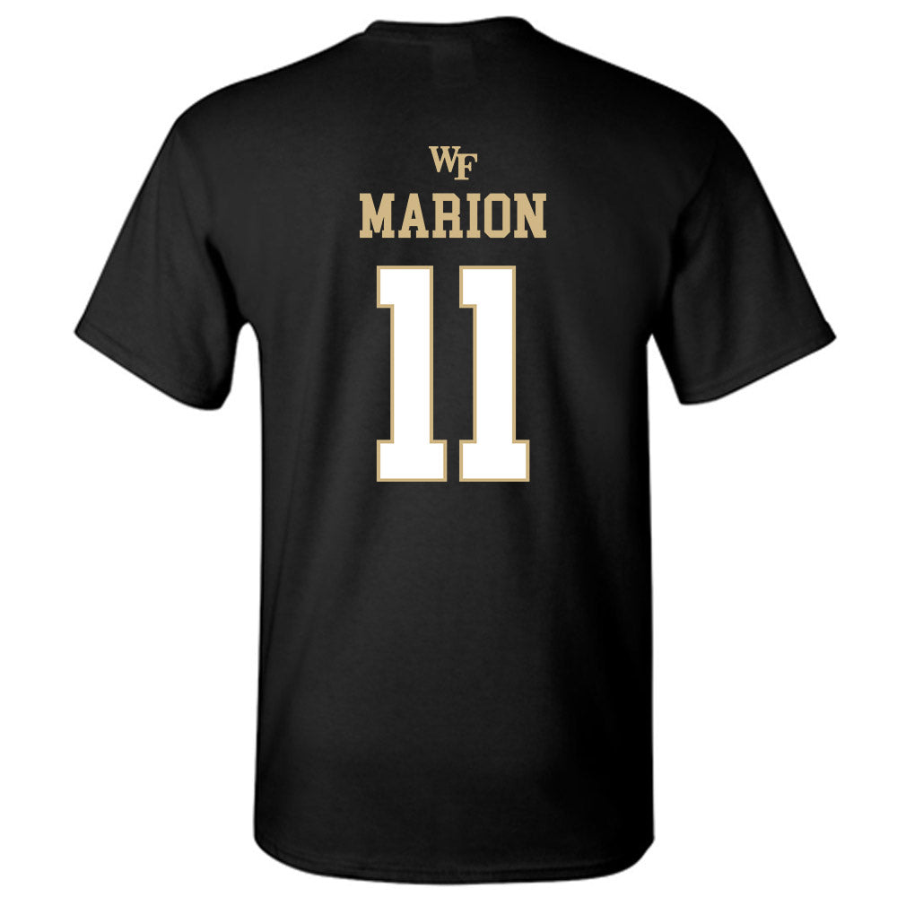 Wake Forest - NCAA Men's Basketball : Marqus Marion - Sports Shersey T-Shirt