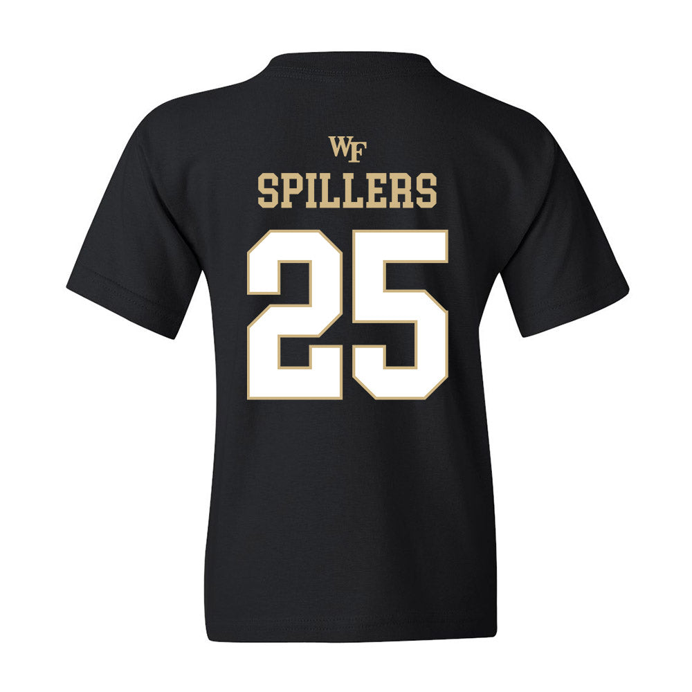 Wake Forest - NCAA Men's Basketball : Trevon Spillers - Sports Shersey Youth T-Shirt