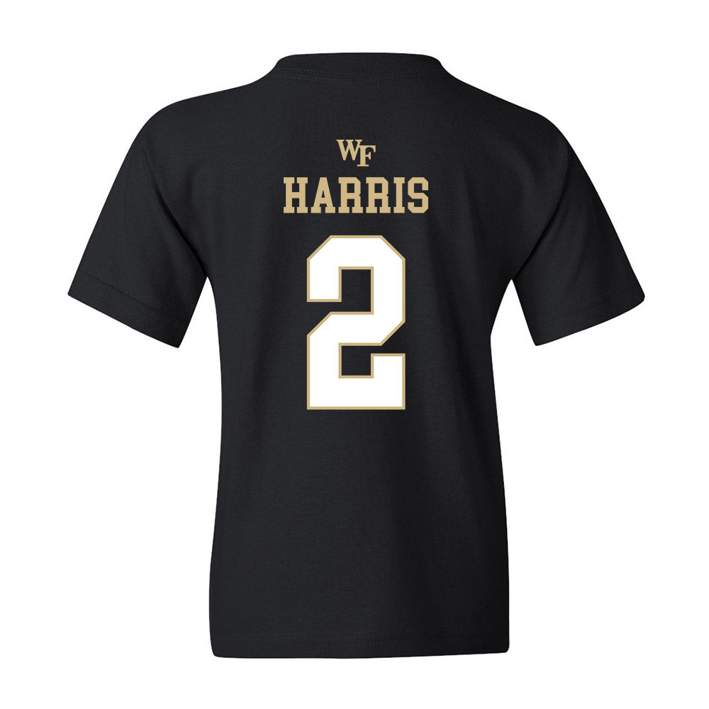 Wake Forest - NCAA Men's Basketball : Juke Harris - Sports Shersey Youth T-Shirt