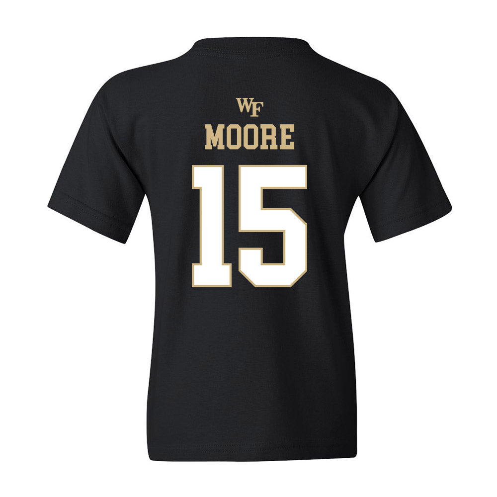 Wake Forest - NCAA Women's Basketball : Kennedy Moore - Sports Shersey Youth T-Shirt