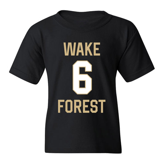 Wake Forest - NCAA Men's Basketball : Cameron Hildreth - Sports Shersey Youth T-Shirt