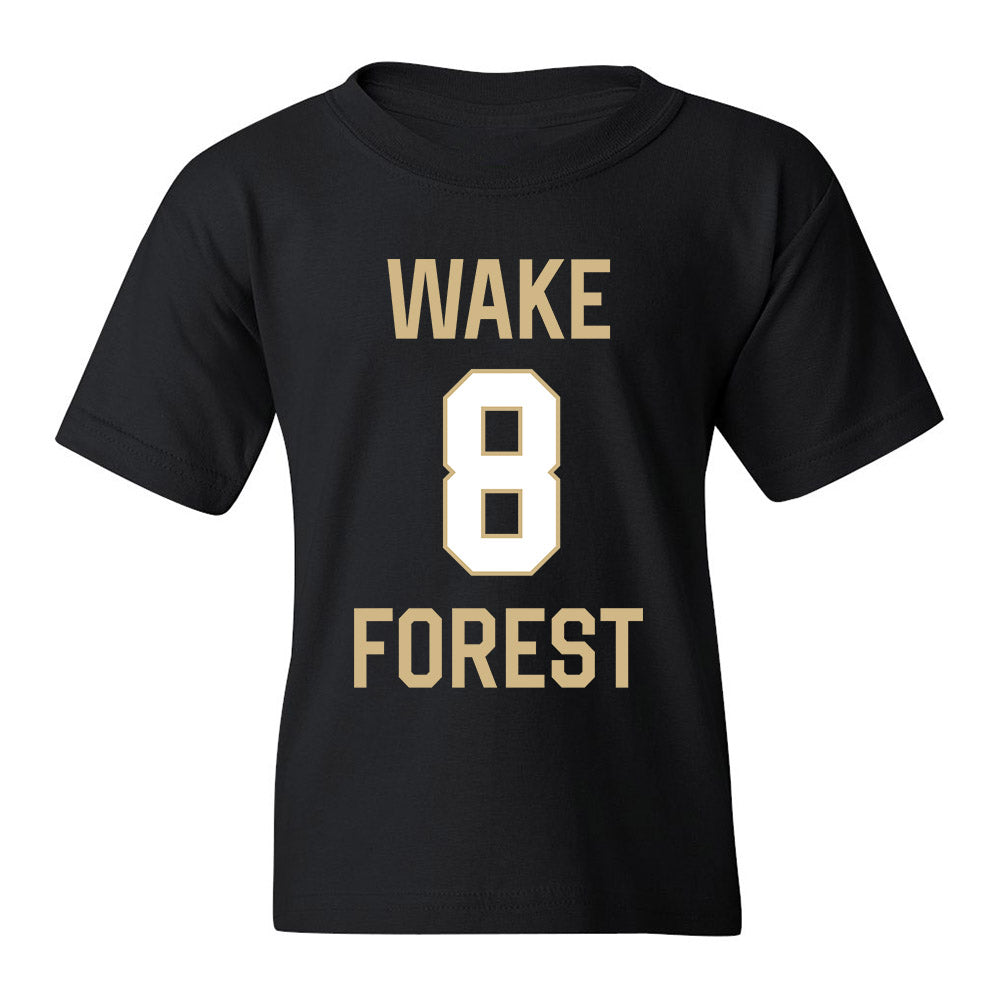 Wake Forest - NCAA Men's Basketball : Ty-laur Johnson - Sports Shersey Youth T-Shirt