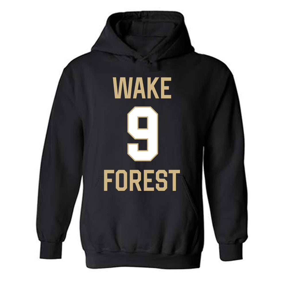 Wake Forest - NCAA Men's Basketball : Vincent Ricchiuti - Sports Shersey Hooded Sweatshirt-0
