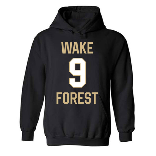 Wake Forest - NCAA Men's Basketball : Vincent Ricchiuti - Sports Shersey Hooded Sweatshirt-0