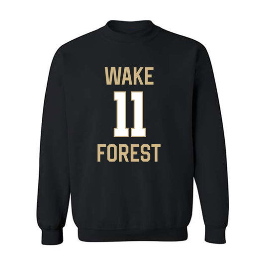 Wake Forest - NCAA Men's Basketball : Marqus Marion - Sports Shersey Crewneck Sweatshirt