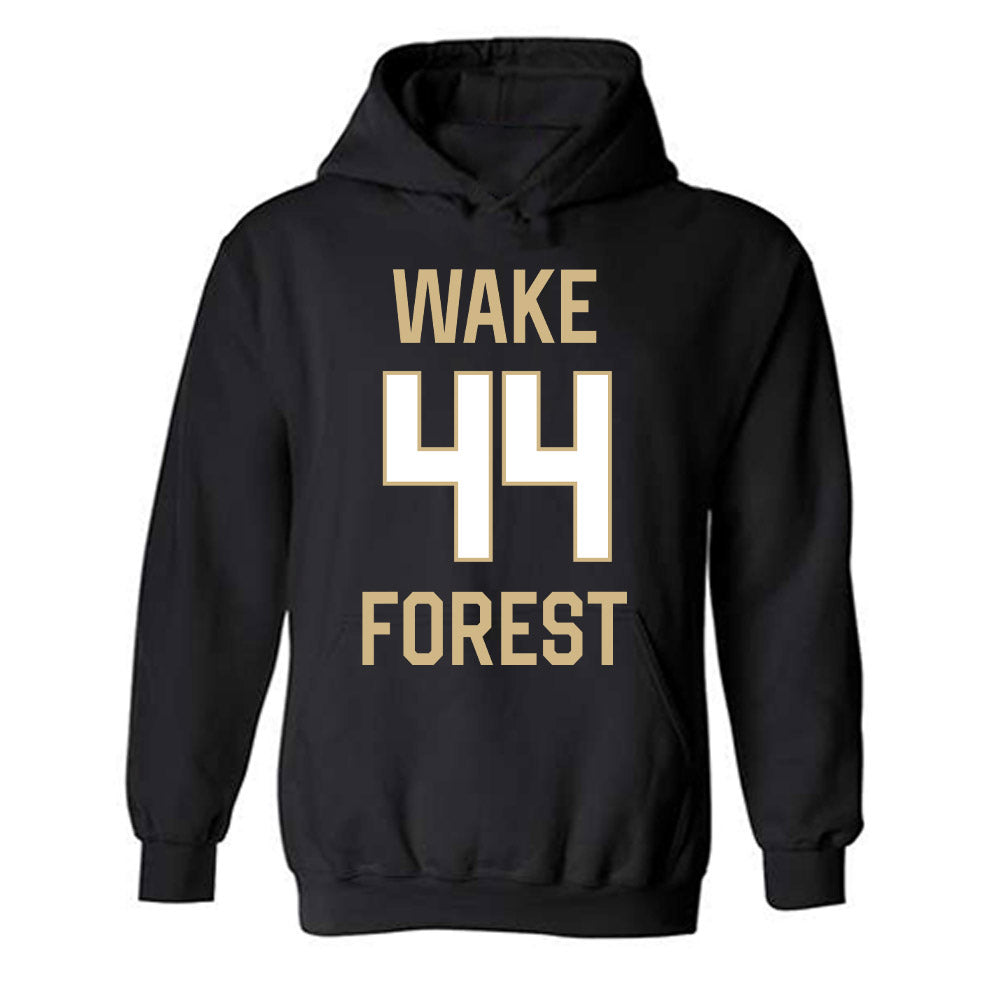 Wake Forest - NCAA Women's Basketball : Emily Johns - Sports Shersey Hooded Sweatshirt-0