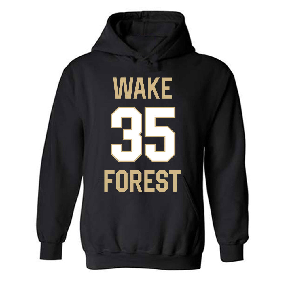 Wake Forest - NCAA Women's Basketball : Grace Galbavy - Sports Shersey Hooded Sweatshirt-0